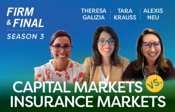 Capital Markets vs. Insurance Markets