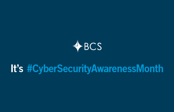 See Yourself In Cyber During National Cybersecurity Awareness Month Bcs Financial 2913