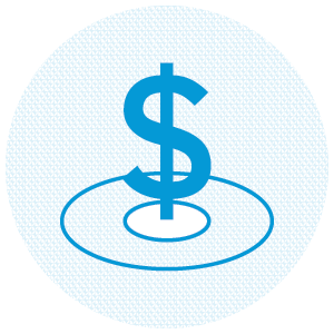 dollar sign within a circle